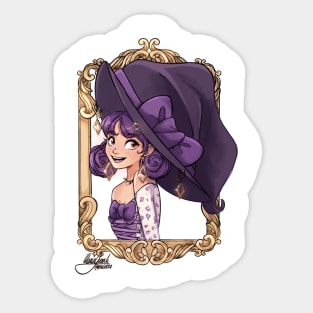 Rococo witch Sticker